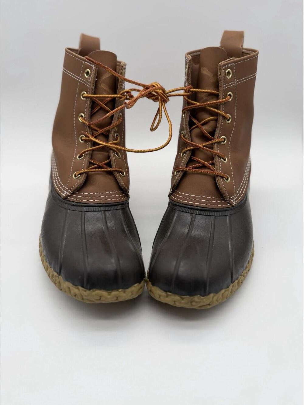 L.L Bean Duck Boots Womens 10.5/Mens 9 Rain Boots / Medium Width/8” Tall